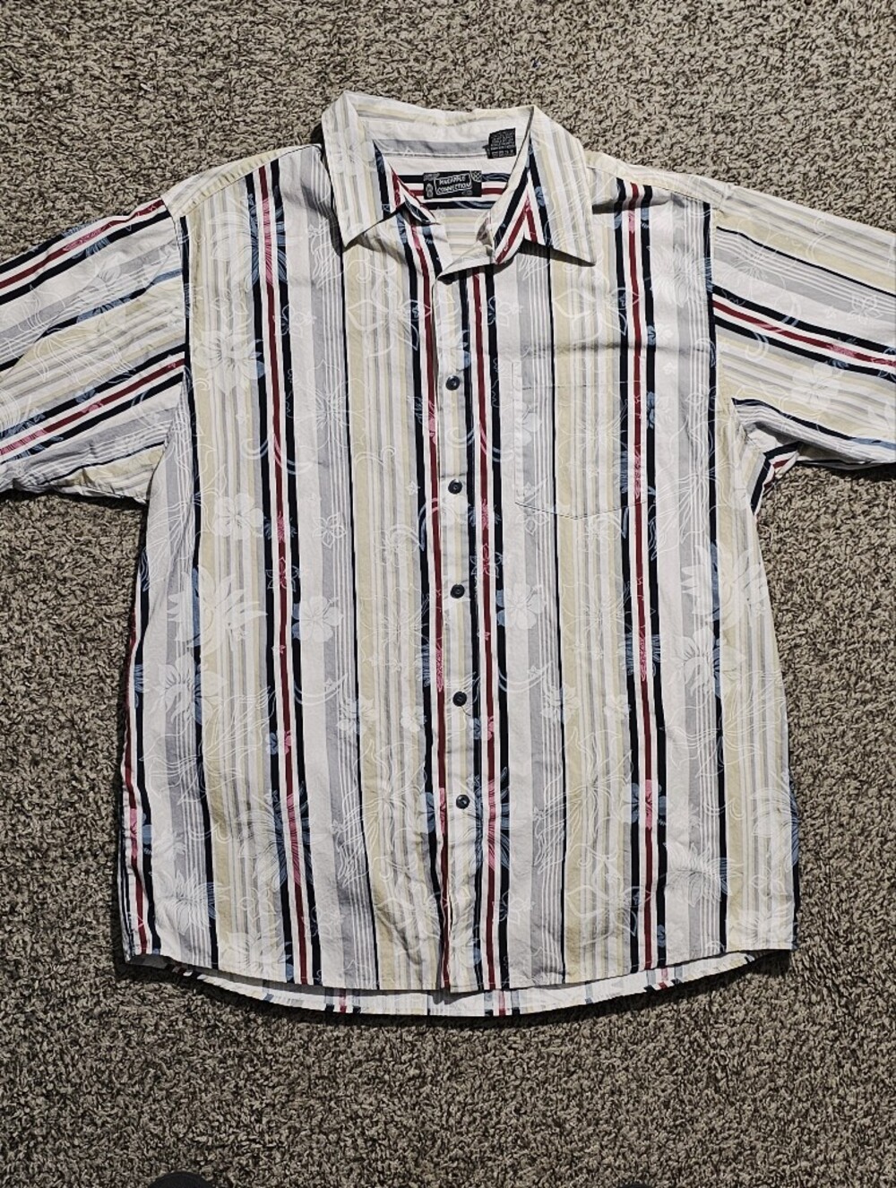 Pinapple Connection Men's Short-Sleeve Button-Up Shirt